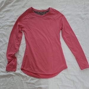 Women's Pink Long Sleeve Top